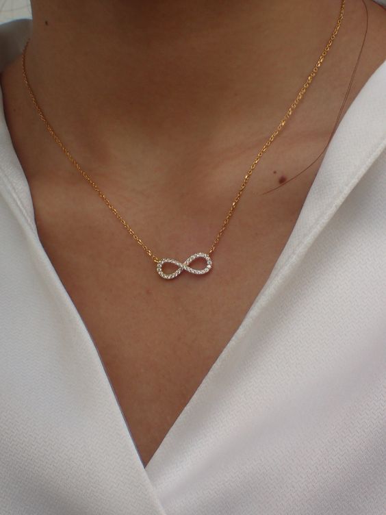 Eternal Sparkle Infinity Necklace